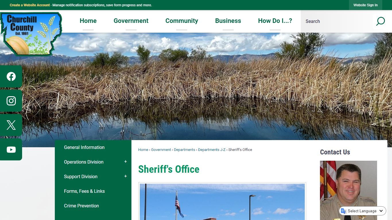 Sheriff's Office | Churchill County, NV - Official Website